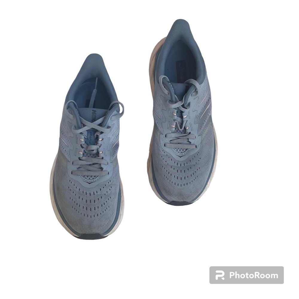 Hoka Shoes Womens 8 One One Arahi 5 Blue Fog